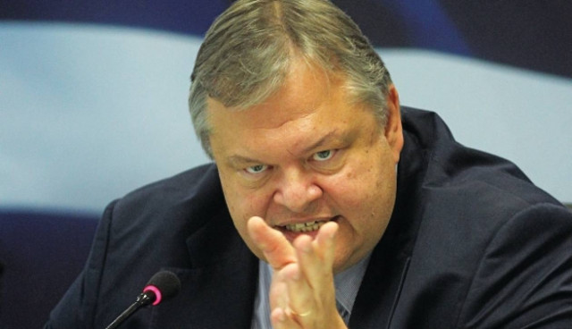 Venizelos in a series of meetings while in New York
