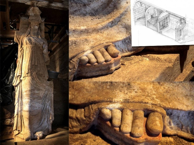 Αμφίπολη: Οι Καρυάτιδες αποκαλύπτουν όλη τους την ομορφιά