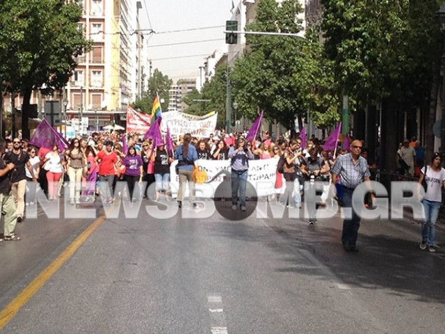 Κλειστή αυτή την ώρα η Σταδίου (pics)