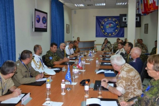 Στο Ευρωπαϊκό Στρατηγείο Λάρισας πρέσβεις και ΑΚΑΜ της Ε.Ε.