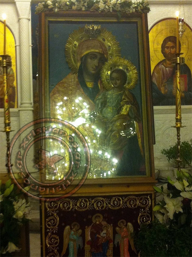 Η εικόνα της Παναγίας της Αγιοταφίτισσας μέχρι 25/9 στη Θεσσαλονίκη