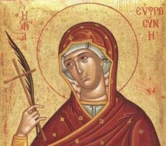Η Αγία Ευφροσύνη εορτάζει στις 25 Σεπτεμβρίου