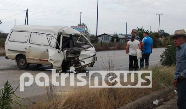 Πύργος: «Καρφώθηκε» σε κολόνα αλλά βγήκε σώος