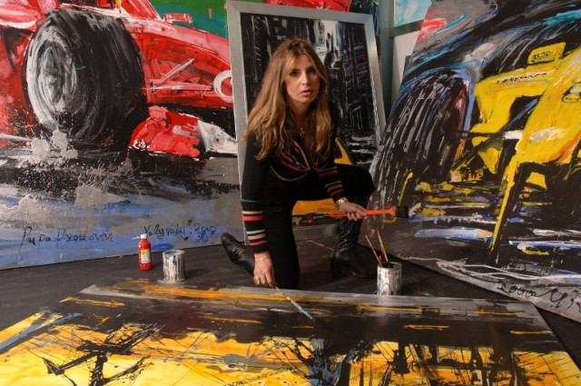 Velocita F1 2014: 'Εκθεση της Μίνας Παπαθεοδώρου-Βαλυράκη