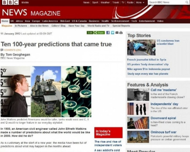 Δέκα προβλέψεις του 1900 που έγιναν πραγματικότητα