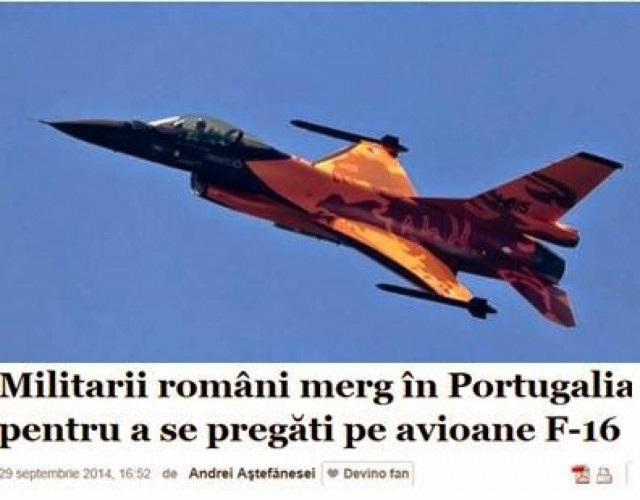 Ρουμανία: Αγοράζει μεταχειρισμένα F-16 από την Πορτογαλία