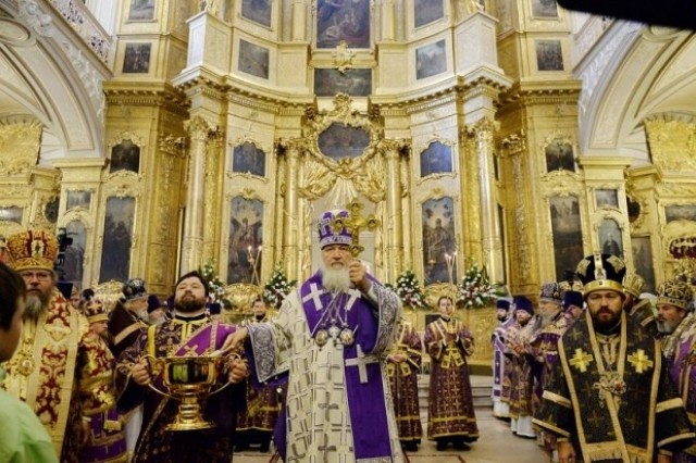 Μόσχα: Λαμπρός εορτασμός της Υψώσεως