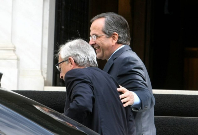 Τι συζήτησαν Σαμαράς και Γιούνκερ