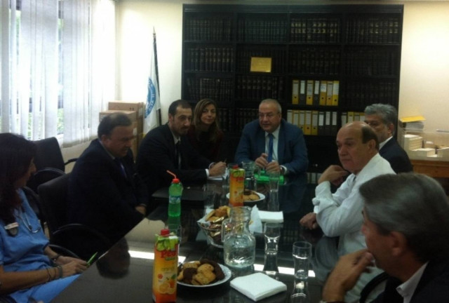 Επίσκεψη Γρηγοράκου στο Νοσοκομείο Παίδων «Αγία Σοφία»