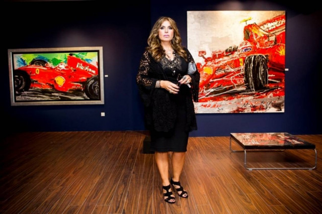 Εγκαινιάστηκε η έκθεση «Velocita F1 2014» της Μ. Παπαθεοδώρου-Βαλυράκη