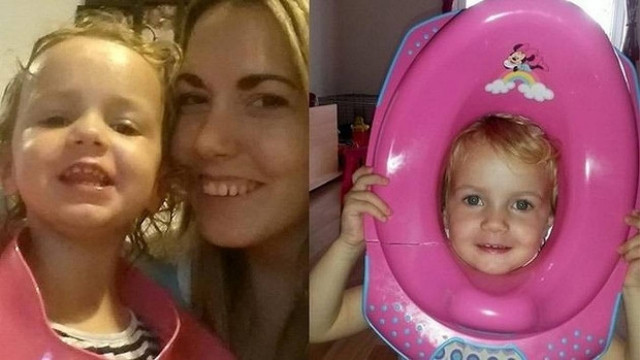 Δίχρονη κόλλησε το κεφάλι της σε κάθισμα τουαλέτας! (pics)