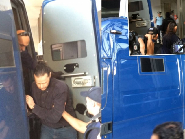 Στα δικαστήρια του Πειραιά ο Σάββας Ξηρός (pics)