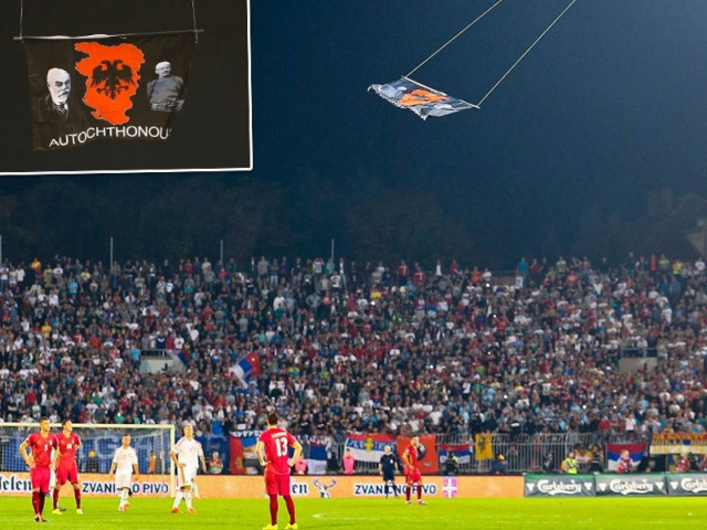 Πρόκληση: Σήκωσαν σημαία της «Μεγάλης Αλβανίας» με ελληνικά εδάφη