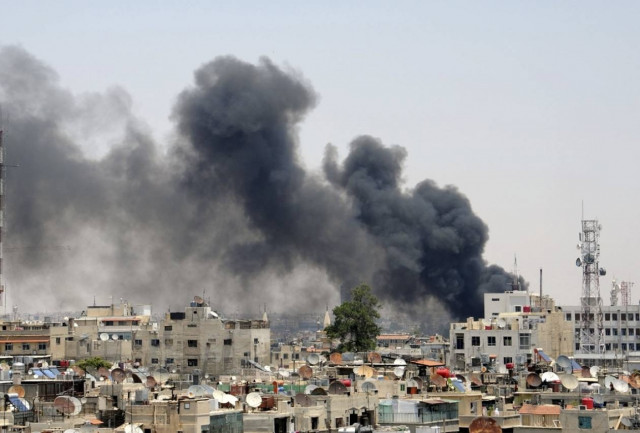 Συρία: Πολύνεκρες επιδρομές κοντά στη Δαμασκό