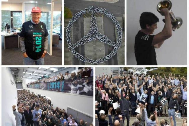 F1: H Mercedes γιόρτασε τον Παγκόσμιο Τίτλο