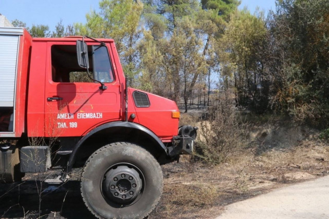 Ο χάρτης πρόβλεψης κινδύνου πυρκαγιάς για την Τετάρτη 22/10