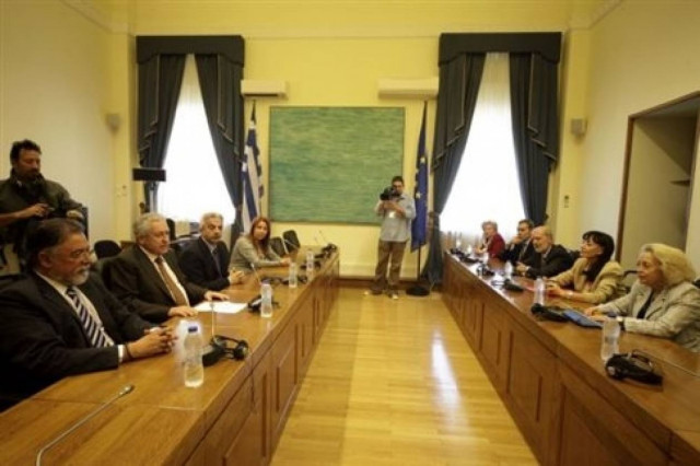 Συνάντηση Κουβέλη με τις διοικήσεις των Ενώσεων Δικαστών και Εισαγγελέων