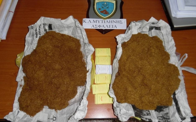 Μυτιλήνη: Σύλληψη αλλοδαπού για παράνομη κατοχή καπνού