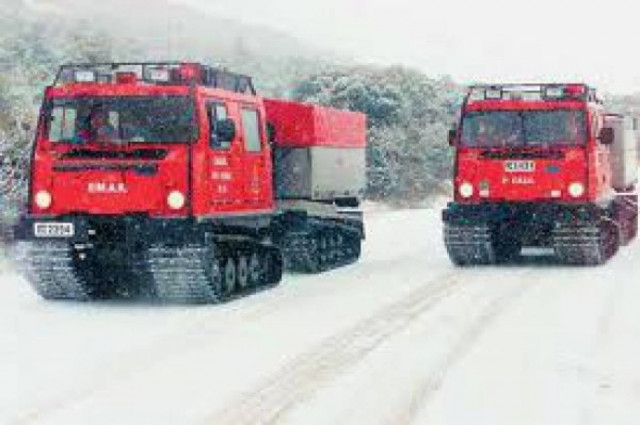 Καστοριά: Επιτυχημένη επιχείρηση απεγκλωβισμού δύο κτηνοτρόφων