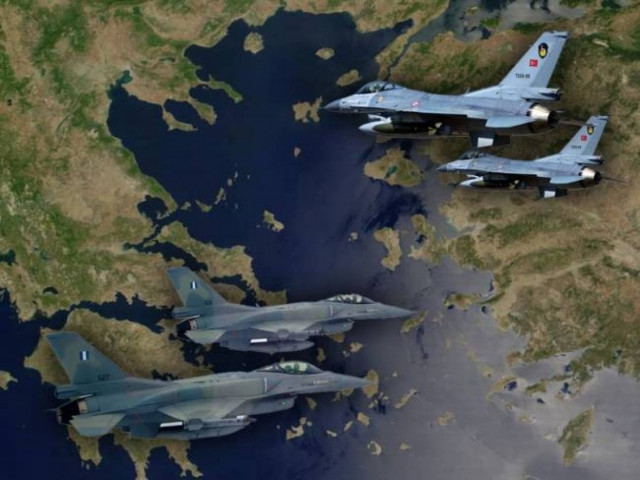 Overflights of Turkish fighter jets over islets in northern Aegean