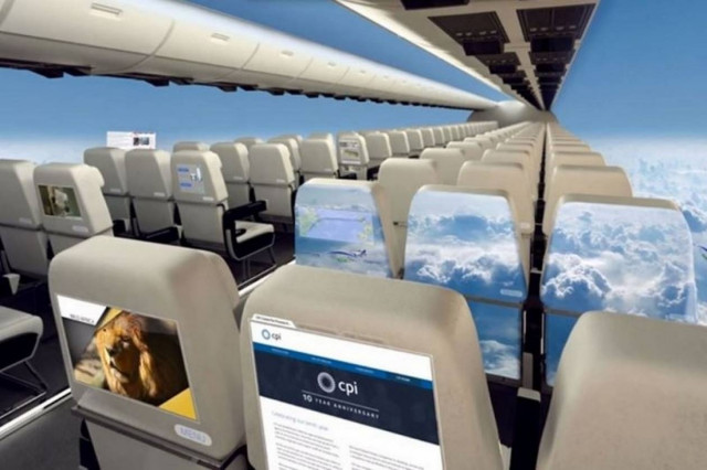 Τα αεροπλάνα σε λίγα χρόνια δεν θα έχουν παράθυρα (vid)