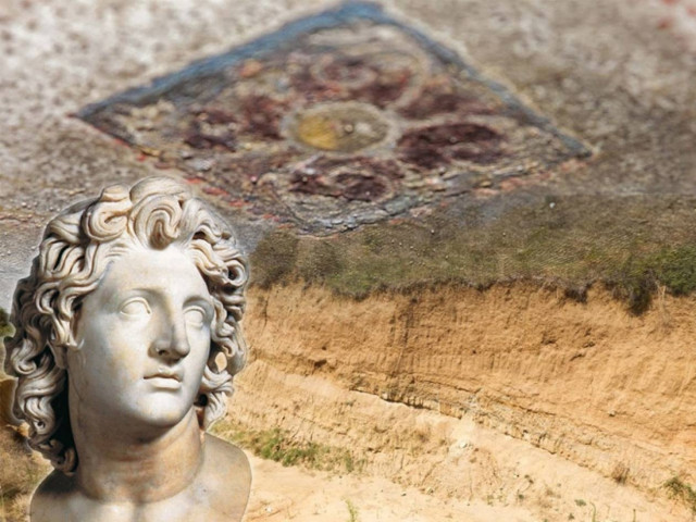 Αμφίπολη: Μια «ανάσα» από το αρχαίο δάπεδο του τρίτου θαλάμου