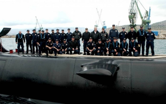 Δοκιμαστικό του υποβρυχίου «Πιπίνος» παρουσία Αβραμόπουλου
