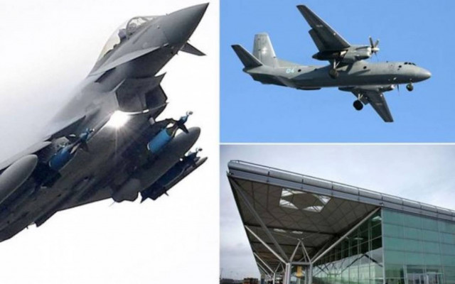 Η βρετανική πολεμική αεροπορία αναχαίτισε λετονικό αεροσκάφος