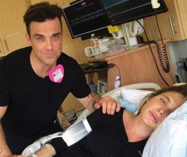 Robbie δεν βοηθάς! Δείτε πως προετοιμάζει τη γυναίκα του για τη γέννηση του μωρού τους