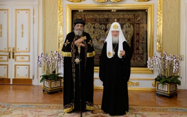 Ο Κύριλλος υποδέχτηκε τον Πατριάρχη των Κοπτών