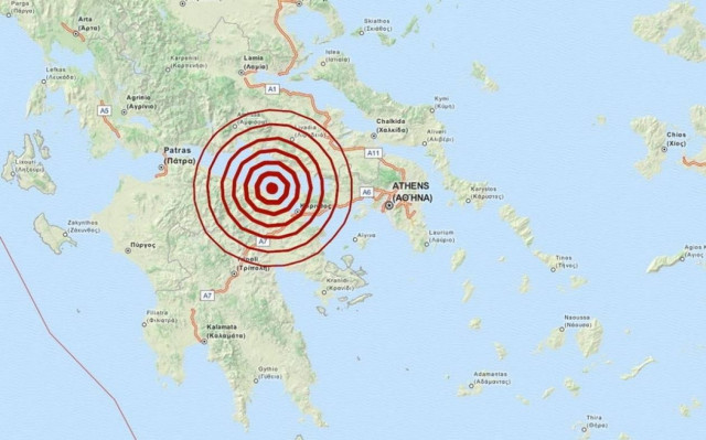 Σεισμός 3,7 Ρίχτερ στον Κορινθιακό Κόλπο
