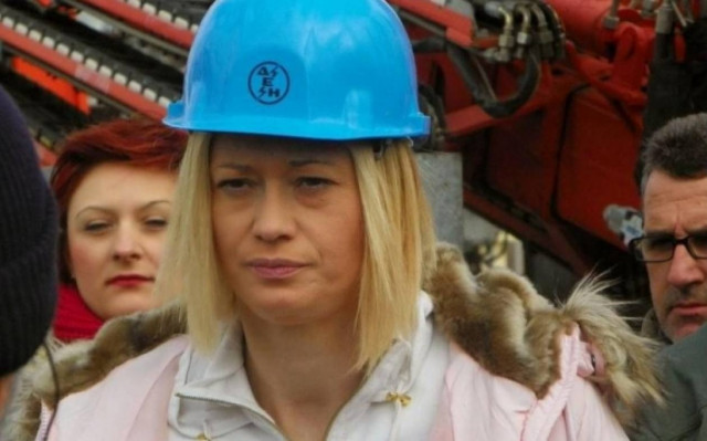 Ραχήλ Μακρή : Στο συλλαλητήριο του ΠΑΜΕ με κράνος της ΔΕΗ