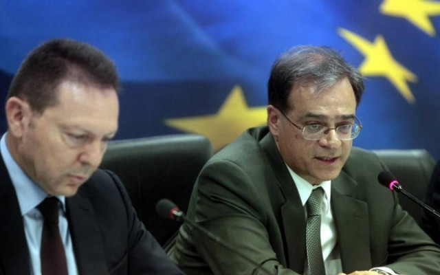 Συνάντηση Γκ. Χαρδούβελη - Γ. Στουρνάρα