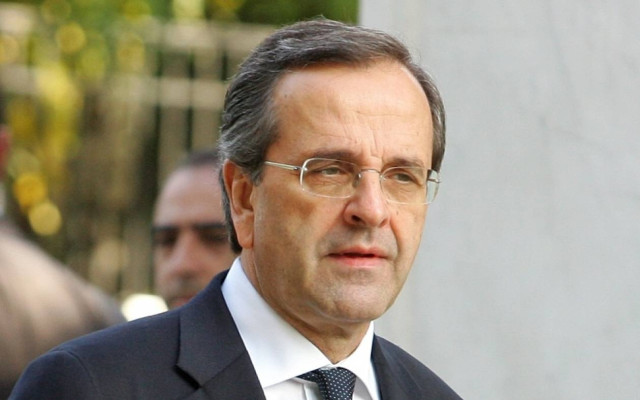 Samaras received by President Papoulias