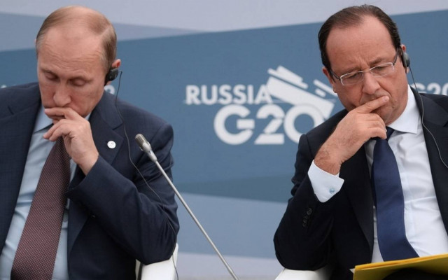 Ο Ολάντ κάλεσε τον Πούτιν να μην αναγνωρίσει τις εκλογές στην ανατολική Ουκρανία