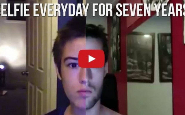 Μια selfie την ημέρα για επτά χρόνια (Video)