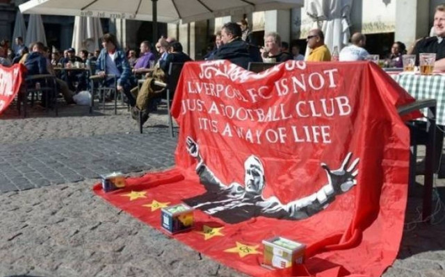 Γης Μαδιάμ η Μαδρίτη από οπαδούς της Λίβερπουλ (photos)