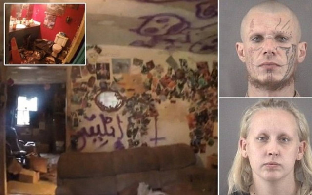 Ανατριχιαστικό βίντεο: Στο σπίτι ενός δολοφόνου σατανιστή