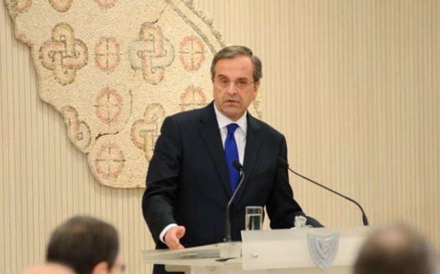 Σαμαράς: «Ισχυρή ομπρέλα» η συνεργασία Αθήνας - Κύπρου