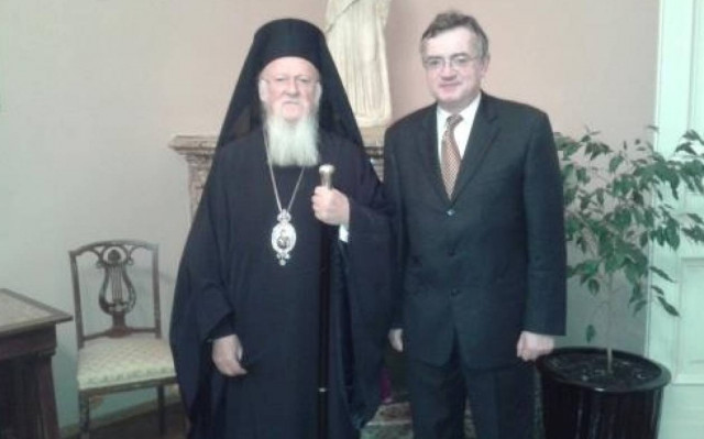 Συνάντηση Γεροντόπουλου με τον Οικουμενικό Πατριάρχη