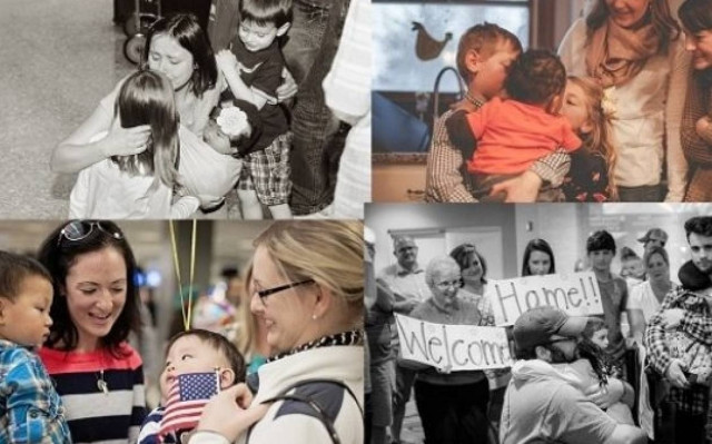 Μοναδικές φωτογραφίες ζευγαριών που υιοθέτησαν παιδιά