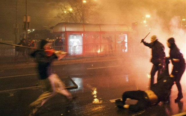 Συλλήψεις και τραυματισμοί στα επεισόδια στη Βαρσοβία