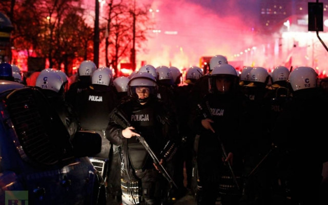 Πολωνία: 280 συλλήψεις και 47 τραυματίες στη Βαρσοβία