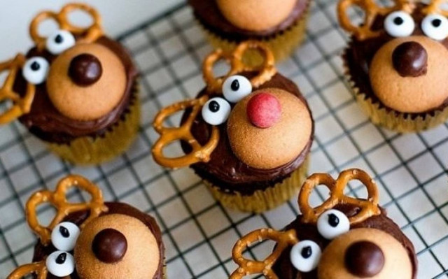 Cup Cake Ρούντολφ & Τάρανδοι Dasher, Prancer, Vixen κ.α