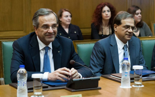 Συνάντηση Σαμαρά – Χαρδούβελη στο Μαξίμου