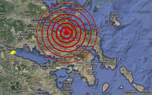 Μετασεισμός 3,9 Ρίχτερ – Αισθητός και στην Αθήνα