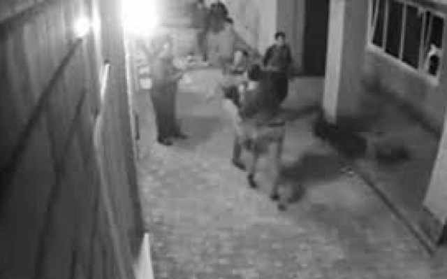 Του πείραξαν τη γυναίκα αλλά αυτός ήταν... πυγμάχος (video)