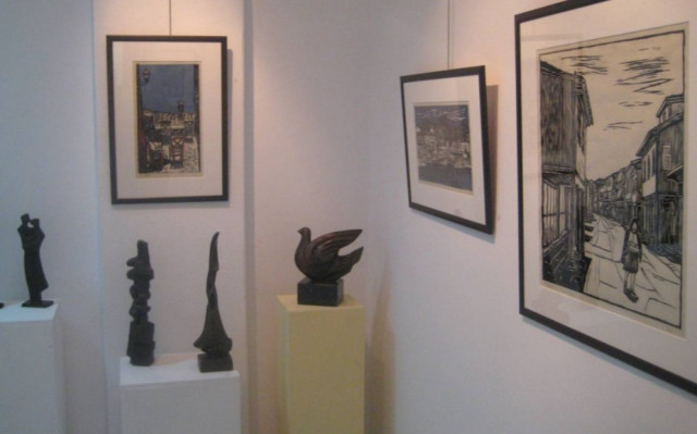 Εγκαίνια έκθεσης γλυπτικής του Δημήτρη Τσιρογιάννη