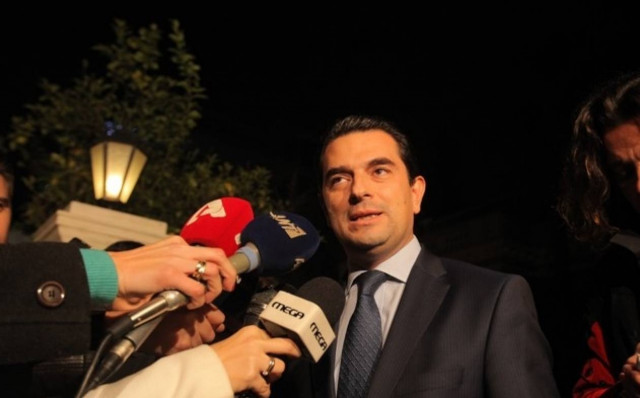 Συνάντηση Σαμαρά - Σκρέκα στο Μαξίμου