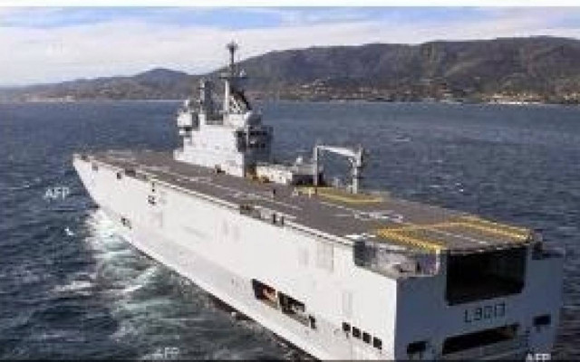 Η Γαλλία ανέστειλε την παράδοση Μιστράλ στη Ρωσία